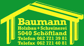 Baumann Holzbau und Schreinerei – Original-Logo
